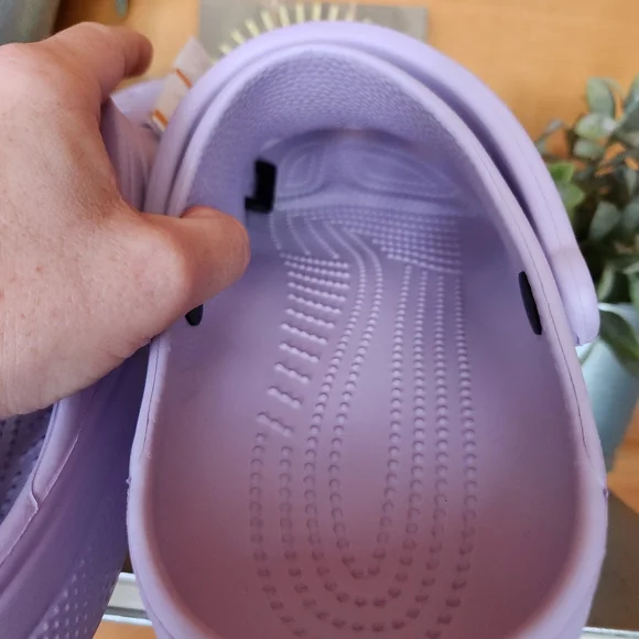 Crocs NWT Classic Clog‎ Lavender Purple Lilac Shoes Water 10001-530 Sz M-10 W-12 - Picture 6 of 7